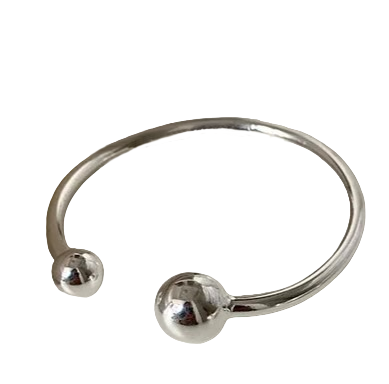 Smooth Bracelet 2 Spheres
