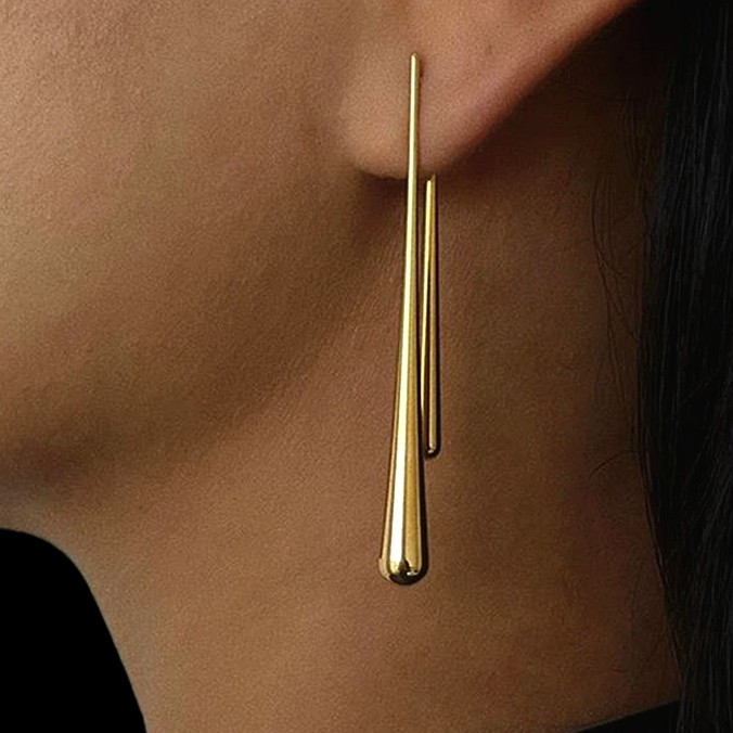 Long Drop and Short Drop Earring