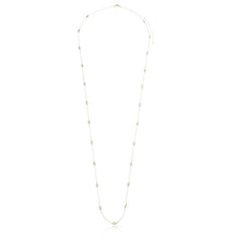 Colar Feminino Comprido com Zircônias