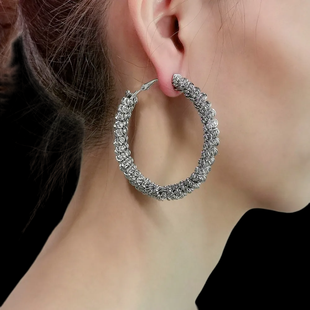 Twisted Hoop Earring