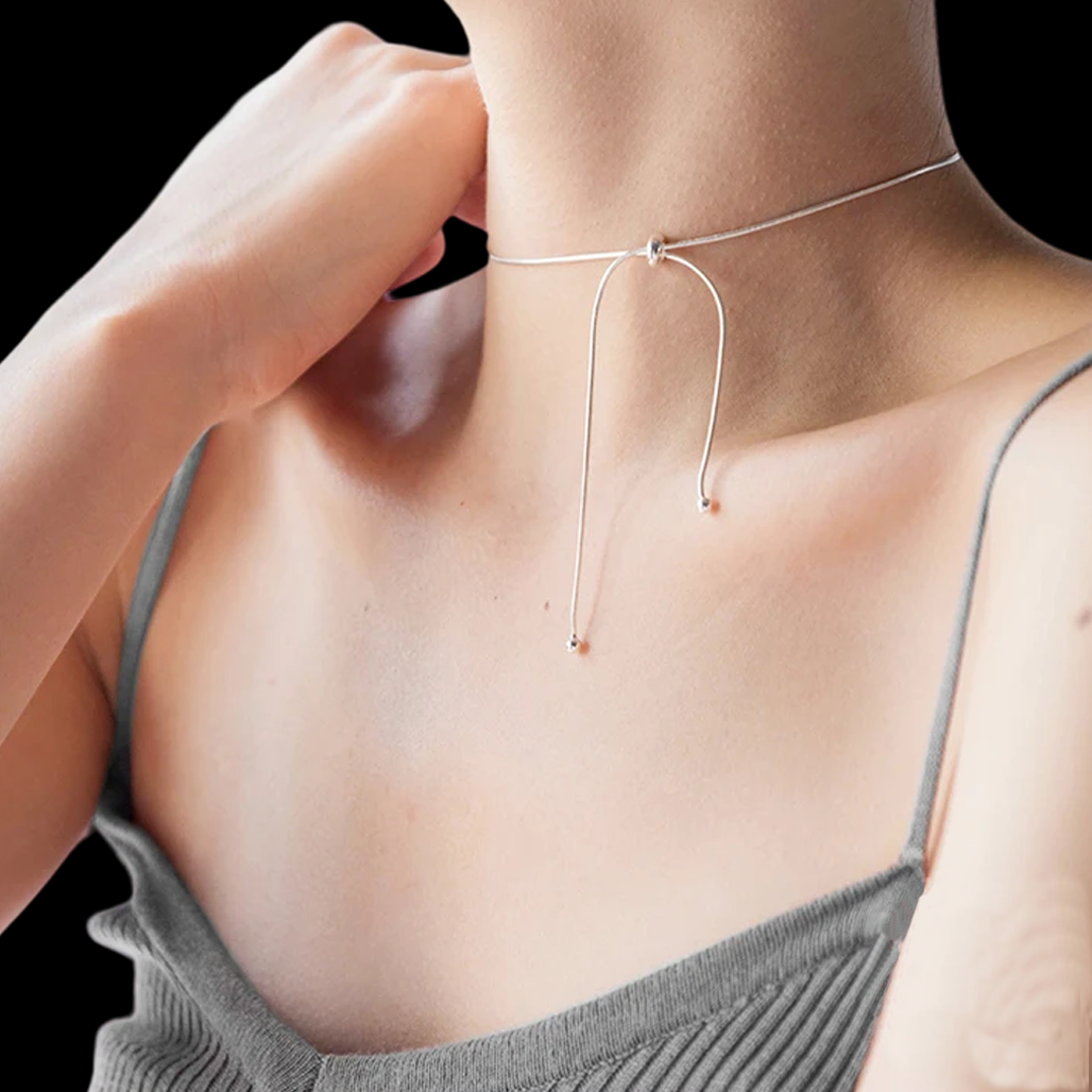 Snake Thread Choker Choker (925 Sterling Silver)