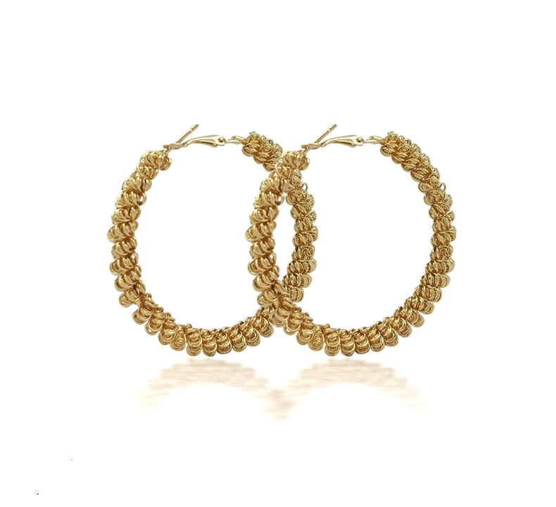 Twisted Hoop Earring