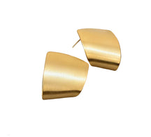 Matte Geometric Plate Earring 