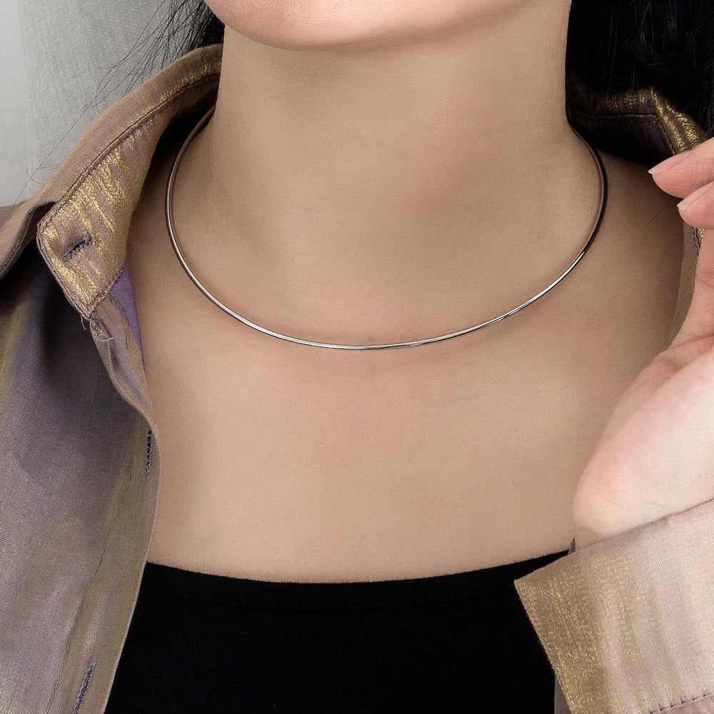 Gargantilha Feminina Choker Snake Dura