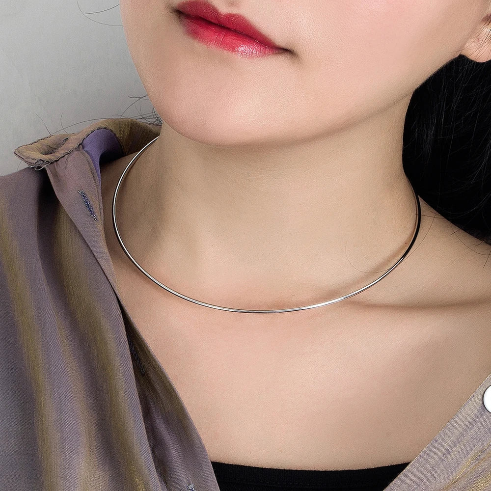Gargantilha Feminina Choker Snake Dura