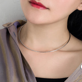 Gargantilha Feminina Choker Snake Dura