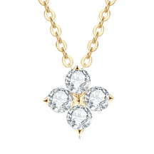 Flower Shape Light Point Chain (925 Sterling Silver)