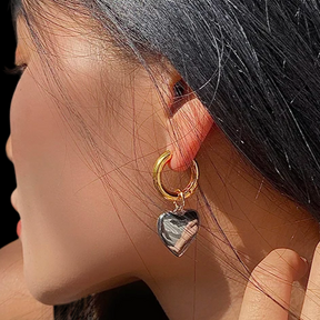 Dangle Heart Earring 