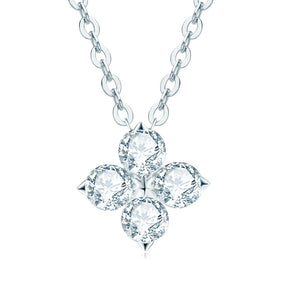 Flower Shape Light Point Chain (925 Sterling Silver)
