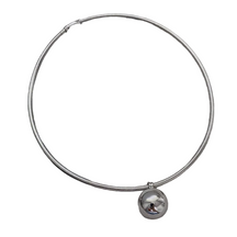 Stainless Steel Choker Choker with Ball Pendant
