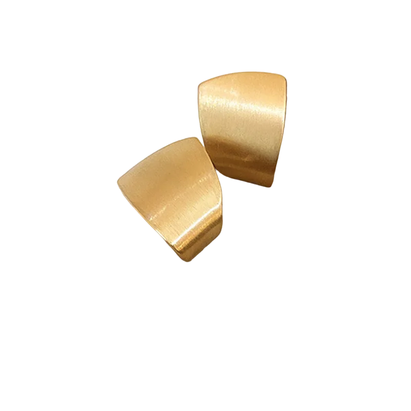 Matte Geometric Plate Earring 