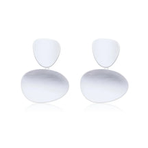 Brinco Feminino Curve Plate Fosco
